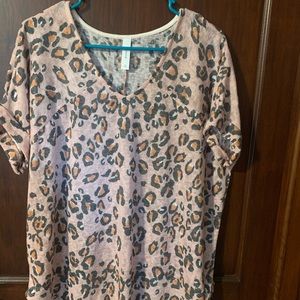 Honeyme leopard print top